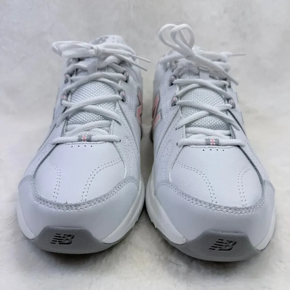 New Balance 608v5 Womens Training Shoes White Pink Size 11 WX608WP5 Sneakers